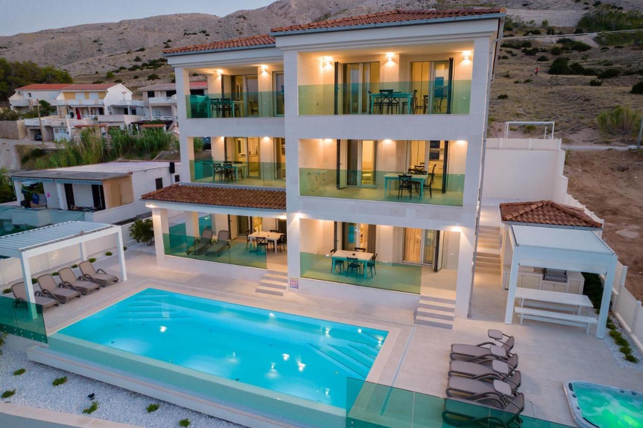 Apartvilla Pag Pag Town Buitenkant foto