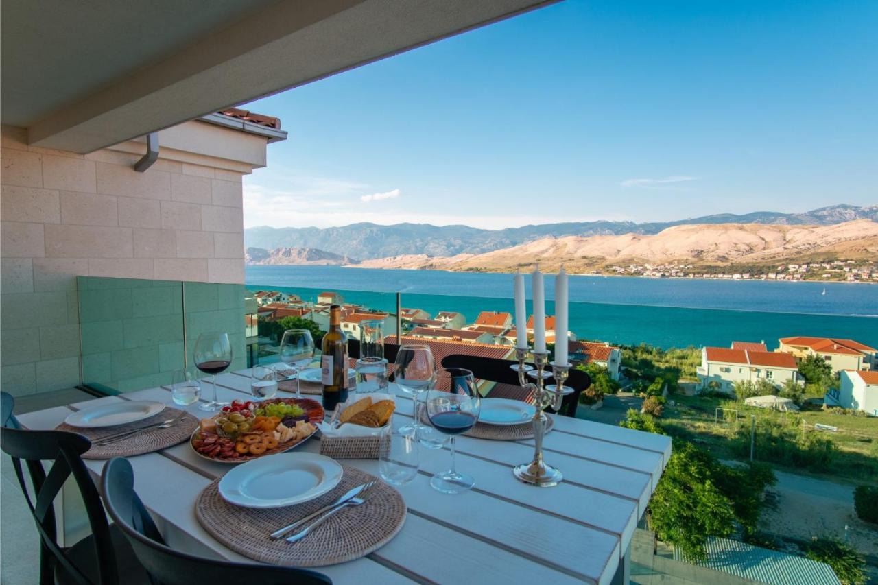 Apartvilla Pag Pag Town Buitenkant foto